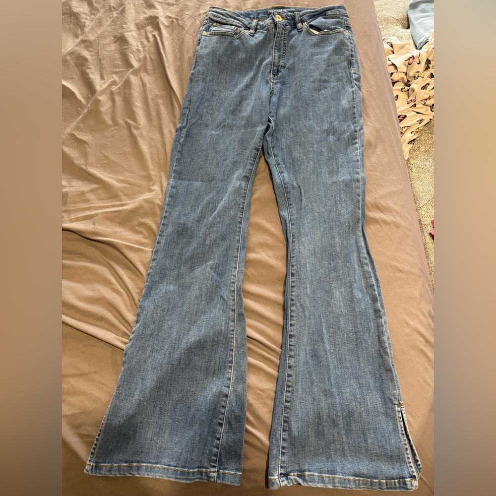 INC International Concepts Blue Flare Jeans